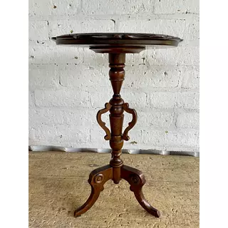 Mesa De Vino De Caoba Estilo Victoriano - Colombia 1940