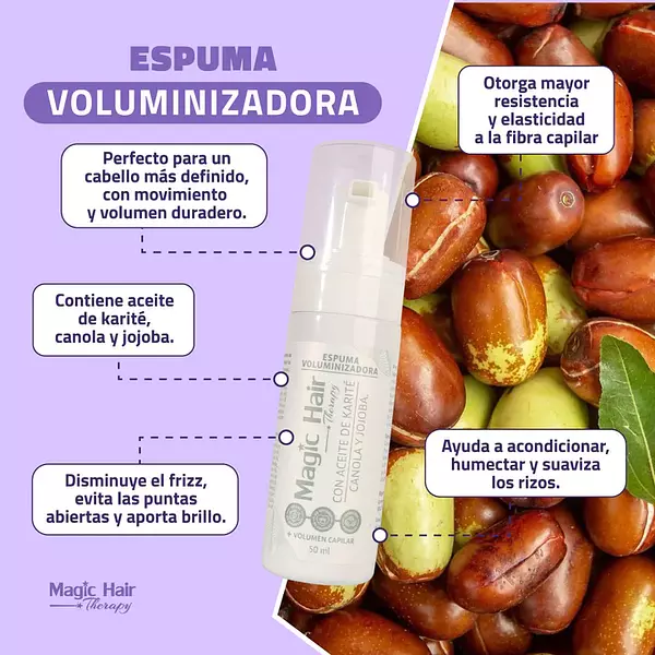 Espuma Voluminizadora Curly Magic Hair