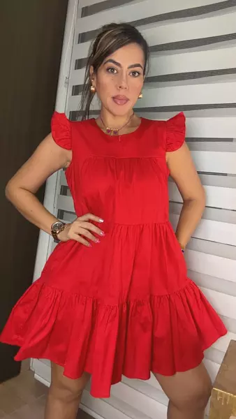 Vestido Corto Rojo