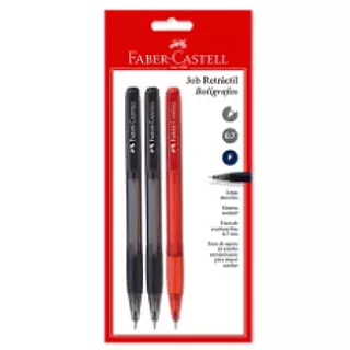 Boligrafo Retractil Job Colores Faber Castell