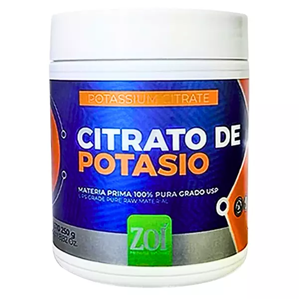 Citrato De Potasio 250 Gr Zoi