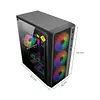 Chasis Gamer Honor 4 Cooler Micro Atx / Atx Usb 2.