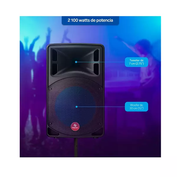 Bafle Bluetooth De 12" 2100 Wpmpo