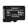 Memoria Micro Sd 64 Gb Canvas Select Plus Kingston Clase 10