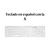 Teclado Genius Slimstar 126 Qwerty Español Color Blanco