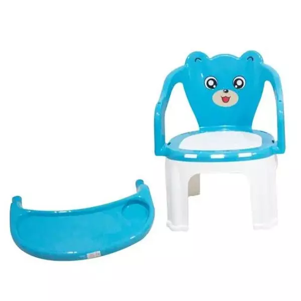 Silla Comedor Infantil Azul