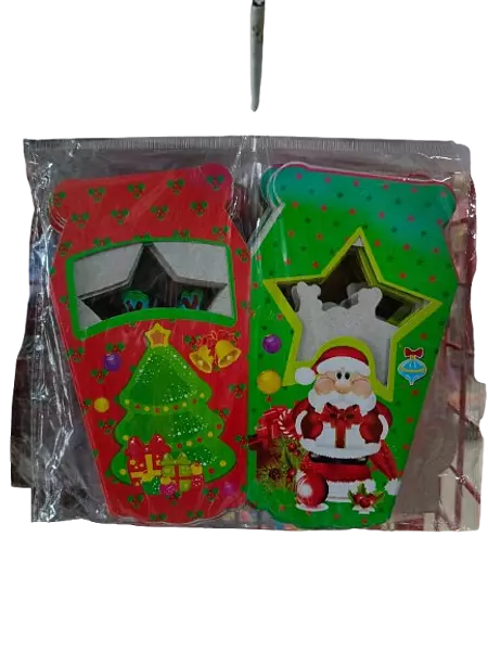 Farol Navideño Troquelado Paq X12