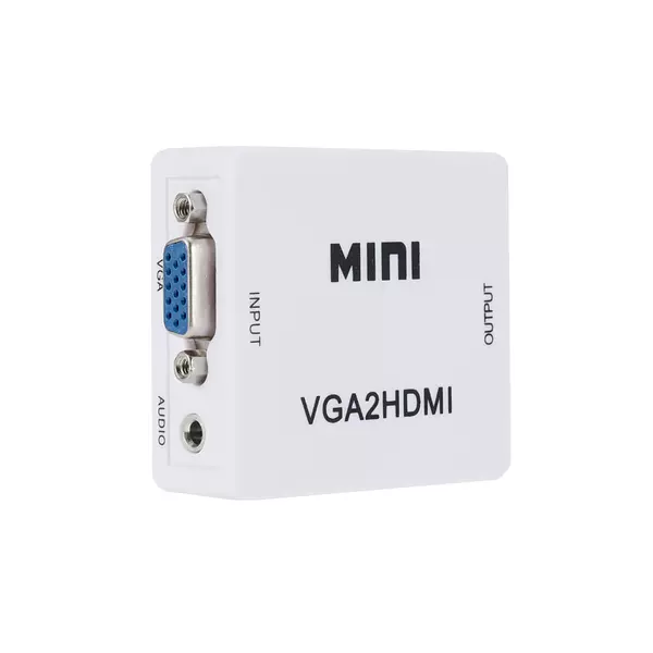 Caja Hdmi A Vga + Audio