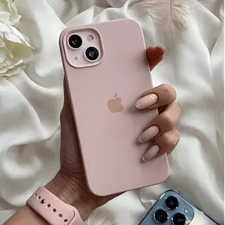 Silicon Case Rosado Iphone13pro+