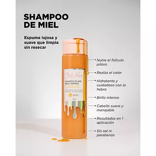 Shampoo De Miel Brillo Intenso Click Hair