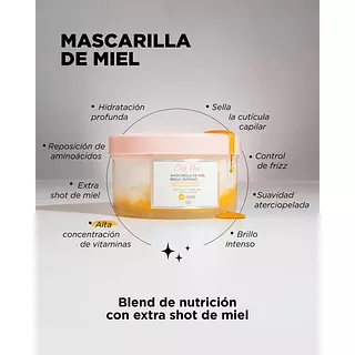 Mascarilla De Miel Brillo Intenso Click Hair
