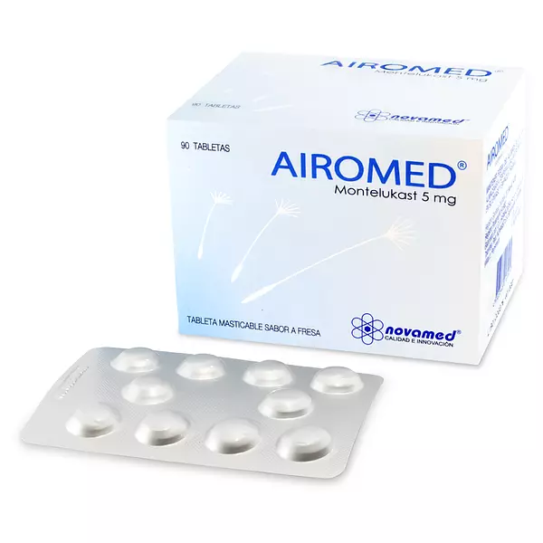 Airomed Tabletas Masticables 5 Mg