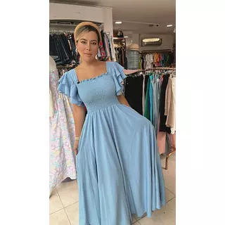 Vestido Celeste – Frescura Elegante Y Delicada