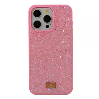 Case Diseño Swarovski Palo Rosa Iphone 16 Pro+