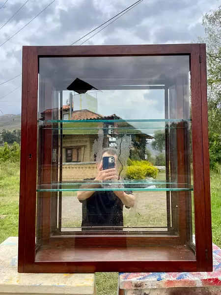 Vitrina Gabinete De Madera - Colombia 1940