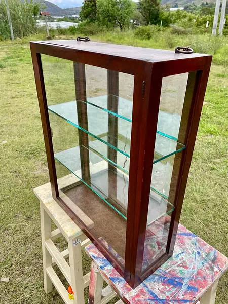 Vitrina Gabinete De Madera - Colombia 1940