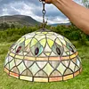 Lámpara Vitral Estilo Tiffany - Colombia 1990