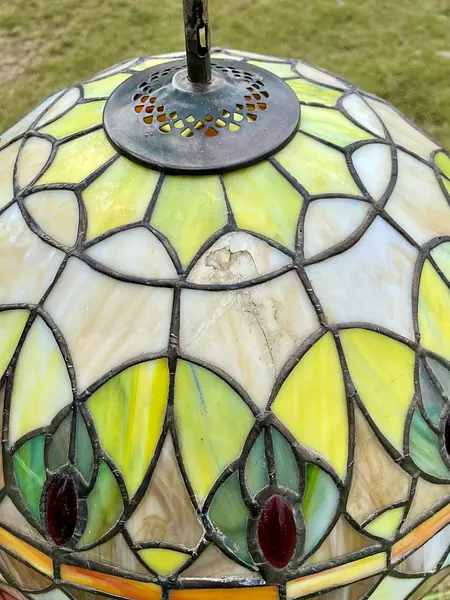 Lámpara Vitral Estilo Tiffany - Colombia 1990