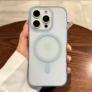 Case Magsafe Mate Borde Negro Iphone 16pro+