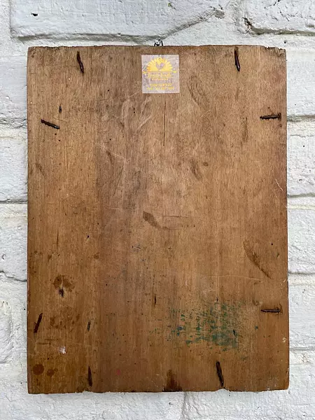 Icono Boyacense Estación Del Via Crucis - Colombia 1950