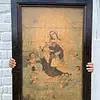 Icono Virgen Del Carmen Con El Niño Jesús - Colombia 1950