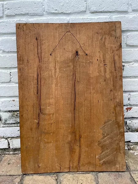 Icono Virgen Del Carmen Con El Niño Jesús - Colombia 1950