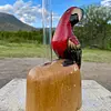 Loro Tropical Colores Tallado En Madera - Filipinas 1985