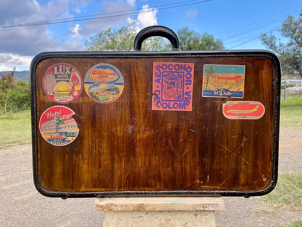 Maleta De Madera Prime Luggage - U.S.A. 1960