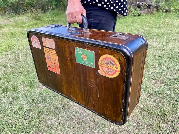 Maleta De Madera Prime Luggage - U.S.A. 1960