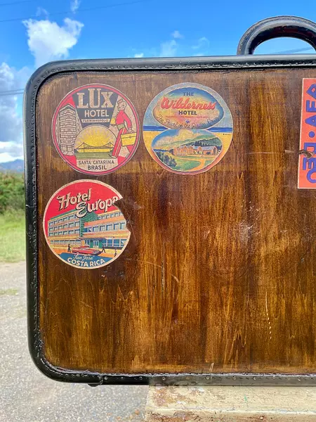 Maleta De Madera Prime Luggage - U.S.A. 1960