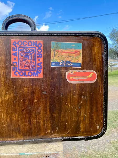 Maleta De Madera Prime Luggage - U.S.A. 1960