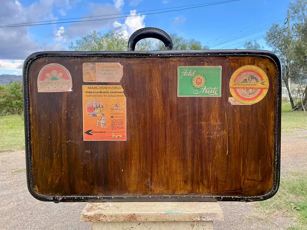 Maleta De Madera Prime Luggage - U.S.A. 1960