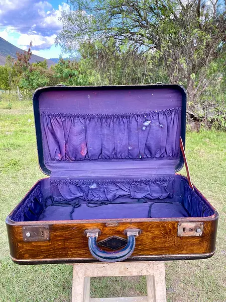 Maleta De Madera Prime Luggage - U.S.A. 1960