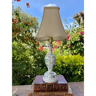 Lámpara De Boudoir En Porcelana - Hungría 1980