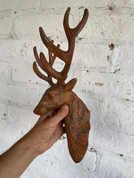 Cabeza De Venado Metálico