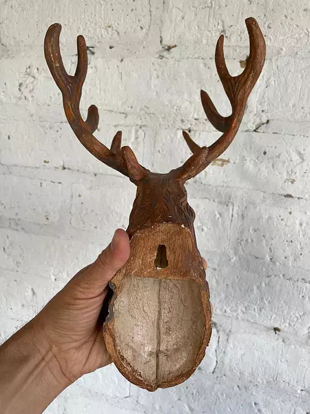 Cabeza De Venado Metálico