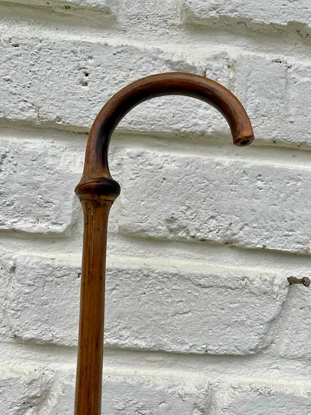 Bastón De Caña De Bambú Con Nudillos.