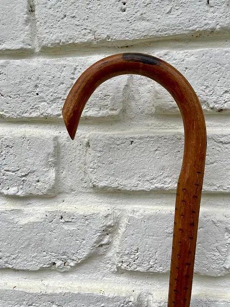 Bastón Artesanal Mango Curvado.