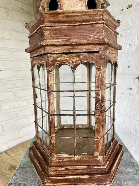 Farol Cúpula Hexagonal De Estilo Antiguo - U.S.A. 2000