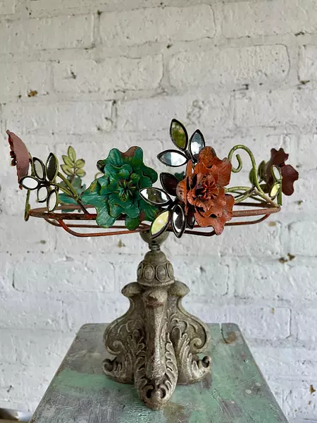 Soporte Metálico Para Bandeja - Italia 1980