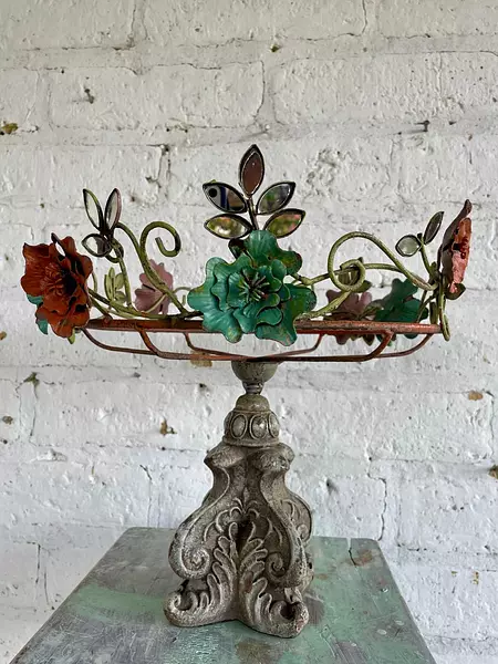 Soporte Metálico Para Bandeja - Italia 1980