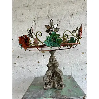 Soporte Metálico Para Bandeja - Italia 1980