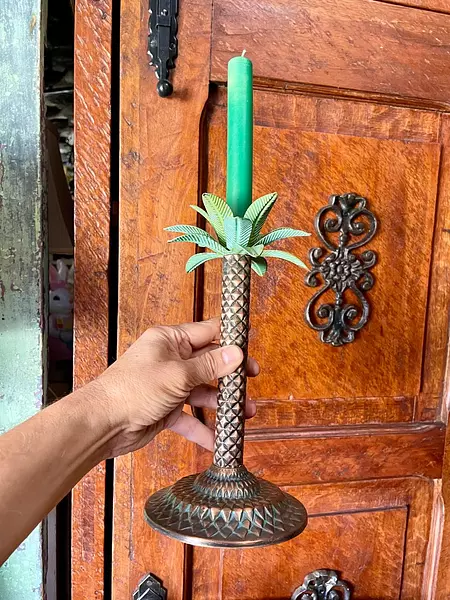 Candelabro Tropical En Forma De Palmera