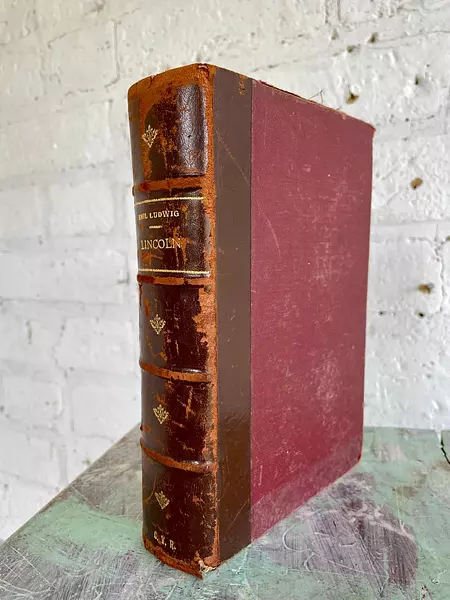 Libro Lincoln De Emil Ludwig - Argentina 1940