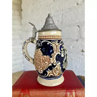 Jarro Cerveza En Alto Relieve - Alemania Occidental 1970