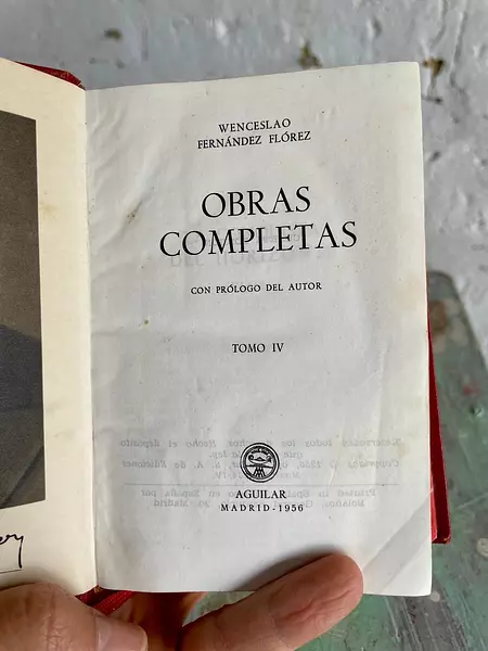 Obras Completas Wenceslao Fernández Flores - España 1956