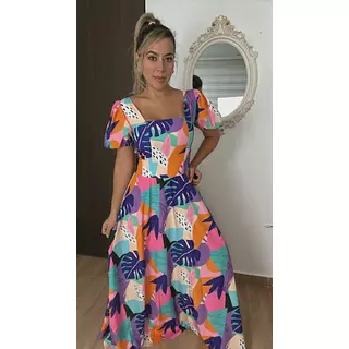 Vestido Multicolor – Estilo Vibrante Y Chic
