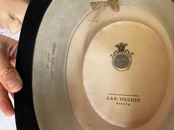 Sombrero Cubilete Henri Touchet Paris - Colombia 1940
