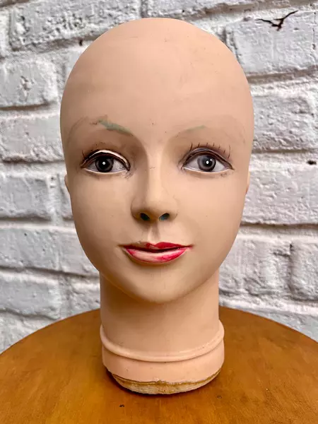 Cabeza De Maniquí Plástica - China 1995