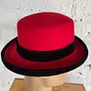 Sombrero Kokin Fieltro Rojo - U.S.A. 1990